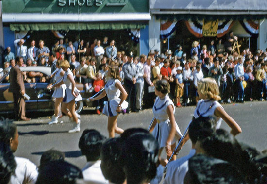 High School Majorettes National Peanut Festival Dothan Alabama, photo by Judy Tatom