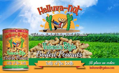 Canned boiled Valencia peanuts.