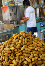steamed peanuts
