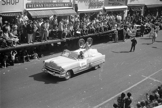 1954 Miss Alabama Dothan National Peanut Festival Parade, photo by Judy Tatom